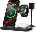 3-IN-1 Wireless Charger Fast Charging Station Iphone Apple Watch Airpods Samsung. Fixed Price $25.99.