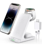 Aukuse Wireless Charging Station, 3 1 Fast Charger Stand. Fixed Price $30.00.