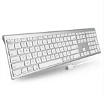 Macally Ultra Slim Usb Wired Keyboard For With 4.5 Ft Cable: Brand New. Fixed Price $19.49.