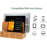 Bamboo Multi-device Charging Station Dock. Fixed Price $87.99.