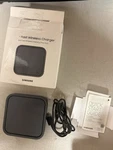 Samsung Super Fast Wireless Charger EP-P2400DEWMT 15W Pad Usb-c Phone Buds Black. Fixed Price $15.00.