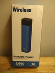 New Just Wireless 2,600 Mah Portable Power Bank. Fixed Price $8.25.