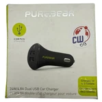 Puregear Car Charger 24W Universal Dual Usb Port Fast Charging Adapter Black. Fixed Price $29.99.