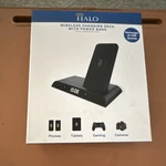 Halo Wireless Charging Dock Power Bank 10,000MAH Dual Usb-c. Fixed Price $27.00.