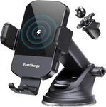 Wireless Car Charger, 15W Fast Charging Auto Clamping Phone Mount. Fixed Price $40.39.
