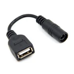 Jser 5V Usb Female To Dc Power Jack 5.5X2.1MM Charge Adpter Cable Compatible .... Fixed Price $14.44.