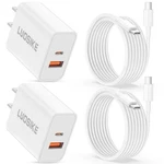 Iphone 17 16 15 Max Charger Fast Charging, 2-PACK 40W Dual Port Usb Wall.... Fixed Price $29.32.