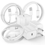 Dgvers Fast Charger For Iphone 17 16 15 Charging 3+6+10FT, White. Fixed Price $34.90.