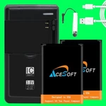 2X 3990MAH Extra Battery Wall Charger Cable For Lg Optimus Fuel L34C Phone. Fixed Price $65.79.