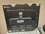 Ipod Iwake Dock Memorex Dual Alarm Clock Fm Am Radio Model MI4004 Black New. Fixed Price $76.49.