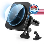 Esr Magsafe Car Mount Charger 15W Wireless Fast Iphone Air Vent Dash. Fixed Price $29.67.
