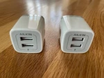 Ailkin Usb Block Wall Charger; 2-MUTI Dual Ports; Power Adapter; Fast Charging. Fixed Price $9.99.