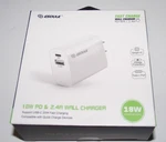 Esoulk 18W Pd & 2.4A Usb Wall Adapter/charger White. Fixed Price $12.59.