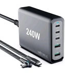 Wotobeus 240W 5-PORTS Usb Gan Charger Pd 100W PPS45W Iphone 14 15 16 Ipad. Fixed Price $69.88.