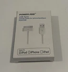 Poweradd For Apple MA591G/C 30-PIN To Usb Cable, PO412W, Ipod, Iphone, Ipad. Fixed Price $10.00.