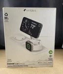 Nimble 3-IN-1 Magsafe QI2 Wireless Charger For Iphone, Watch, Airpods, White. Fixed Price $49.00.