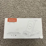 Swanscout Portable Wireless Charging Station For Iphone 4IN1 Foldable With Clock. Fixed Price $12.50.