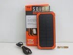 Tactech 10,000 Mah Usb-a/usb-c Solar Power Bank + Led Flashlight ETTPB10 C109. Fixed Price $21.65.
