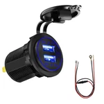 2 Usb Motorcycle Cigarette Lighter Socket Fast Charger Power Adapter Waterproof. Fixed Price $15.21.