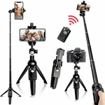 40 Inch Extendable Selfie Stick Tripod With Wireless Remote For Iphone Samsung. Fixed Price $16.79.