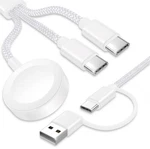 Upgraded 3 In Cable For Apple Watch Charger (4FT/1.2M) Travel Mu.... Fixed Price $22.45.