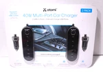 Atomic 40W Multi-port Car Charger; 2 Usb-c , & Ports AT1639 New. Fixed Price $39.99.
