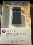 Motorola Power Pack Micro 1500MAH Portable Battery Bank - Black New. Fixed Price $12.99.