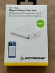 New Scosche Magnetic Wireless Power Bank Magsafe For Iphone Color White Fast Shp. Fixed Price $17.95.