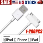 3FT 30 Pin Usb Charging Data Cable Cord For Ipad 1/2/3 Ipod Nano 1-6 Lot. Fixed Price $160.95.