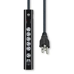 Oskos PD20W Usb-c Charger, Two Ports (1A1C), 6 Outlets Power Strip Black. Fixed Price $30.39.