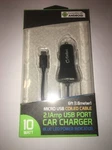 Cellet High Powered Car Charger For Micro Usb Devices, 2.1A, 5 Ft Cord, Black. Fixed Price $11.99.