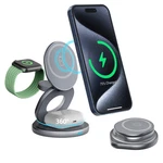 3 In 1 Magnetic Charger Fordable Stand Iphone,apple Watch & Air Pods.. Fixed Price $29.90.