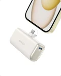 Anker Iphone 16 Portable Charger, Nano Power Bank With Built-in Shell White. Fixed Price $38.99.