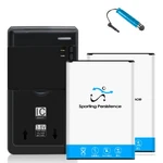 2X 6620MAH Li Ion Extra Durable Battery Wall Charger Stylus F Lg Vista H740. Fixed Price $49.20.