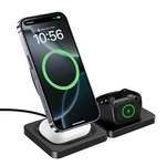 3IN1 Foldable Magnetic Wireless Charger Station For Apple Watch 11 Iphone 17 16. Fixed Price $19.99.