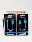 Manhattan Ilynk Usb To Lightning Cable 6" Mfi Certified - New 2 Pack. Fixed Price $9.99.