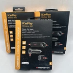 3X Monster Icarplay Wireless 800 Fm Transmitter/charger For Ipod/iphone. Fixed Price $33.69.