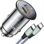 Ainope 67.5W Car Charger Usb Fast Charging, Invisible Design All Metal. Fixed Price $20.99.