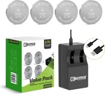 LIR2025 Rechargeable Battery & Charger Kit 4-PACK 3.7V 40MAH Lithium-ion Butto. Fixed Price $29.99.