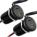 Obeaming 118W 12V Usb Outlet 100W Type-c Laptop Car Charger, QC3.0 2PCS. Fixed Price $60.10.