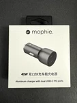 Mophie Dual Usb-c 40W Pd Aluminum Car Charger Charges 2 Devices At Once. Fixed Price $29.99.