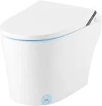 Garvee Smart Tankless Toilet With Warm Water Sprayer And Dryer Led Display Light. Fixed Price $496.71.