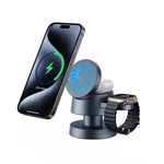 4 Charging Station 15W Wireless Charger With Mushroom Lamp Compatible. Fixed Price $19.99.