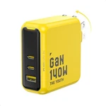 Aohi Pd Charger 140W 3-PORT Foldable Plug Type-c Fast The Youth Yellow. Fixed Price $108.87.