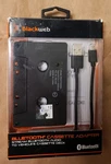 Blackweb Bluetooth Cassette Adapter BWA19WI055 Wireless Usb Charger Cable Nob. Fixed Price $14.99.