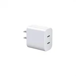 Dual Usb Charger Block For 20W Port 1-PCS, White. Fixed Price $17.09.