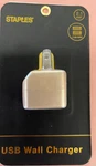 Staples Usb Wall Charger 2.1 AMP-2 Ports Dull-gold Color Brand New. Fixed Price $12.99.