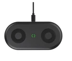 Yootech 2 1 Dual Wireless Charging Pads, MF400 - Black. Fixed Price $19.66.