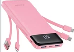 Charmast Portable Charger Pink With Built-in Cables 10000MAH Power Bank New. Fixed Price $19.99.