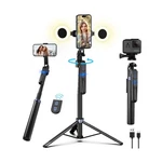 70" Auto Face Tracking Tripod For IPHONE,360 Rotation Travel Selfie... Fast Ship. Fixed Price $55.81.